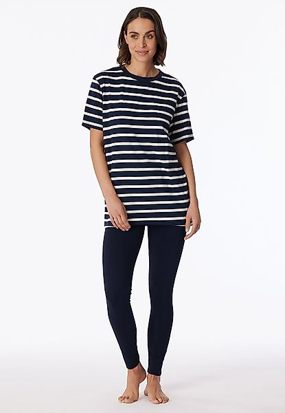 Schiesser Schlafanzug ""Casual Essentials"", (2 tlg.), mit längerem Schnitt günstig online kaufen