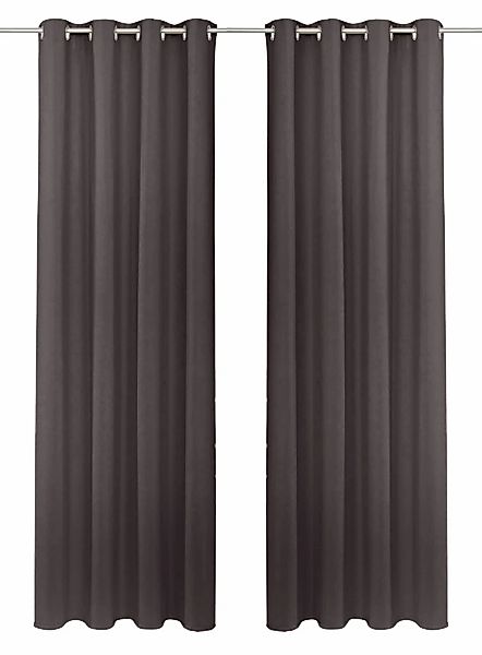 my home Gardine "SOLA" Ösen 1 Stk. tlg. Schal einfarbig, Verdunkelung, 1er günstig online kaufen