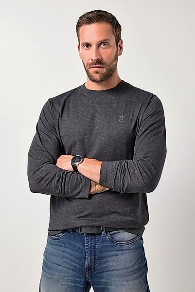 JP1880 T-Shirt bis 8XL Langarmshirt Sweatshirt mit Logo-Stickerei günstig online kaufen