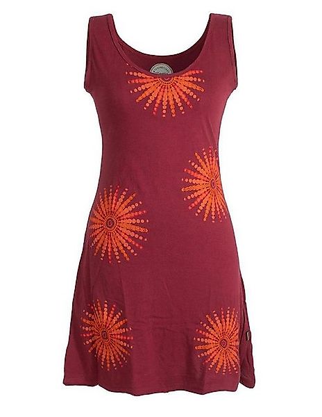 Vishes Sommerkleid Ärmelloses Kleid Mandalas Bedruckt und Bestickt Hippie, günstig online kaufen