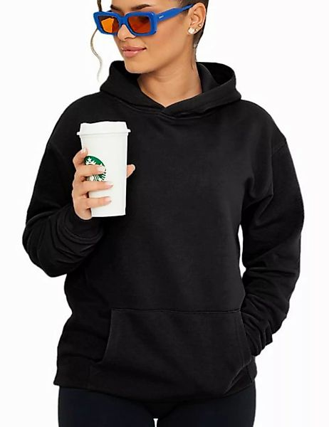 DAILY COTTON Hoodie DCPRESOV Damen Basic Oversized Kapuzensweatshirt Raglan günstig online kaufen