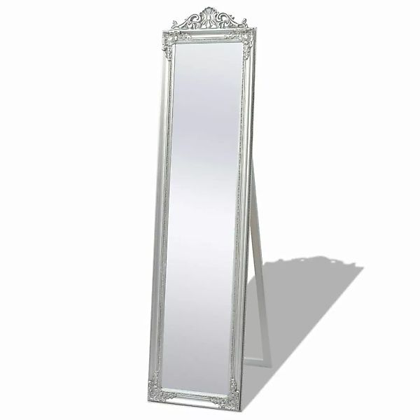 Standspiegel Im Barock-stil 160x40 Cm Silber günstig online kaufen