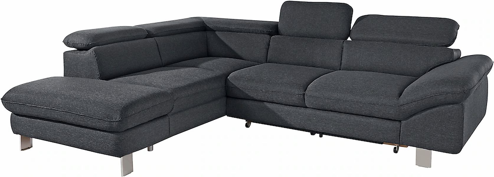 COTTA Ecksofa "Driver L-Form", mit Kopfteilverstellung, wahlweise mit Bettf günstig online kaufen