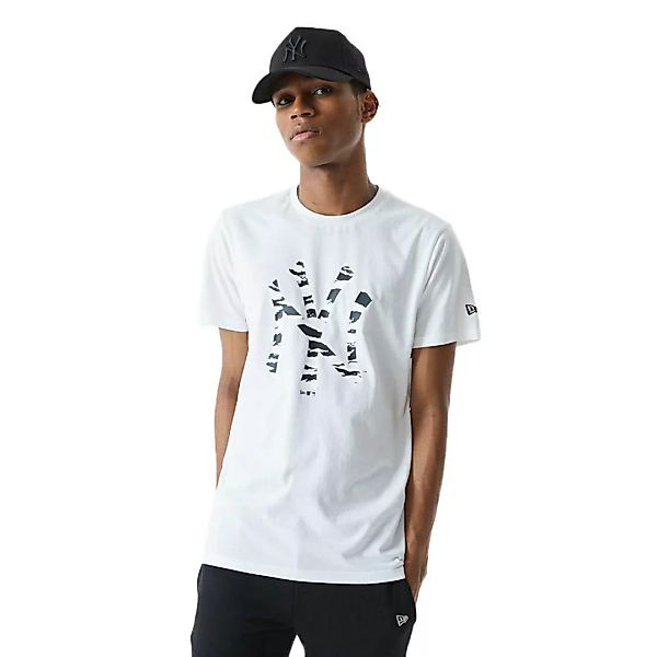 New Era Mlb Infill Team Logo New York Yankees Kurzärmeliges T-shirt S White günstig online kaufen