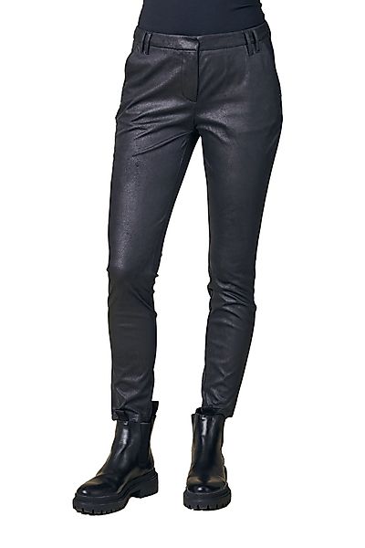 Zhrill Stoffhose Stoffhose ZHSOPHIA VELOURS Schwarz günstig online kaufen