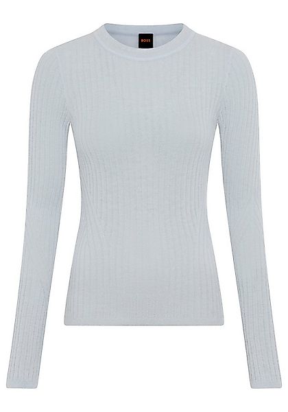 BOSS ORANGE Rundhalspullover Fennoni Premium Damenmode Schurwoll-Mix, slim günstig online kaufen