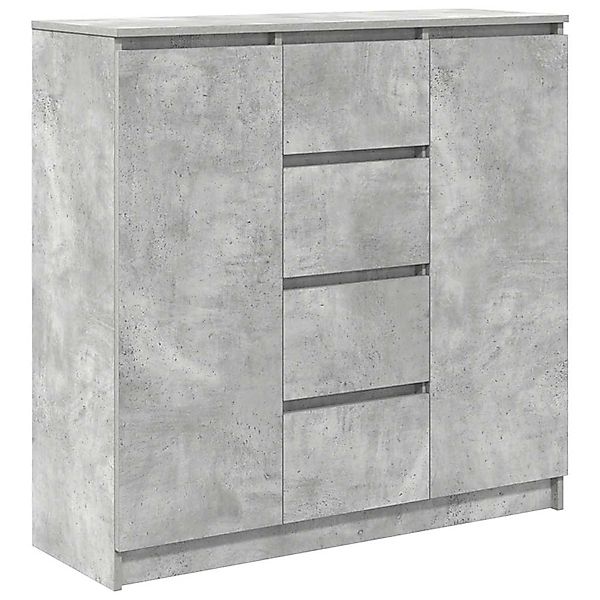 vidaXL Sideboard mit Schubladen Betongrau 100,5x35x98,5 cm 3328456 günstig online kaufen