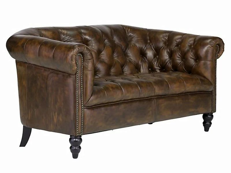 massivum Sofa Chesterfield Shelford 2-Sitzer antik braun günstig online kaufen