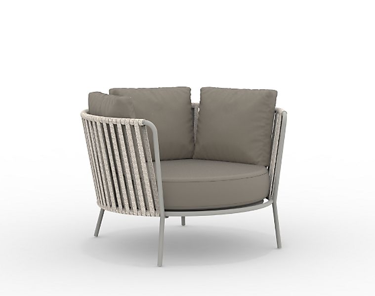Daisy Rope Maxi Lounge-Sessel schlamm, taupe günstig online kaufen