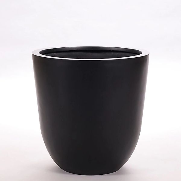 Elegant Einrichten Pflanzkübel Fiberglas Rund-Konisch D50xH50cm Elegant-Sch günstig online kaufen
