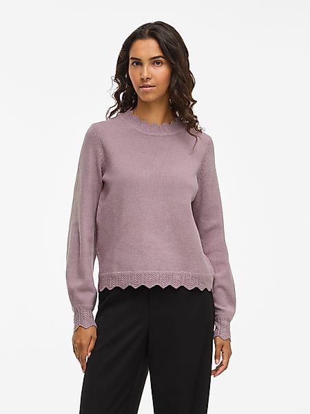 Vila Strickpullover VINIKOLINA O-NECK L/S KNIT günstig online kaufen