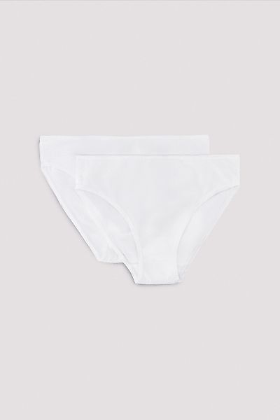 YSABEL MORA Midislip "BASIC COLLECTION COTTON", (2er Pack), mit hochgeschni günstig online kaufen
