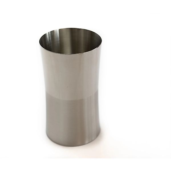 Bagnoxx Zahnputzbecher 6,5 x 11,5cm Edelstahl Silber Zahnbürstenaufbewahrun günstig online kaufen