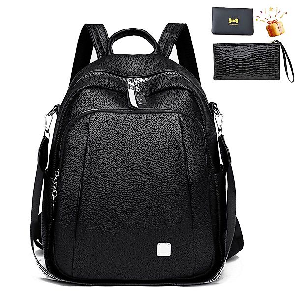 RWEUOQ Rucksack PU-Leder-Rucksack, Schultertasche,Classic Anti-Diebstahl-Ru günstig online kaufen