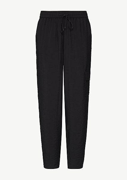 s.Oliver Stoffhose Jogpants aus strukturierter Viskose günstig online kaufen
