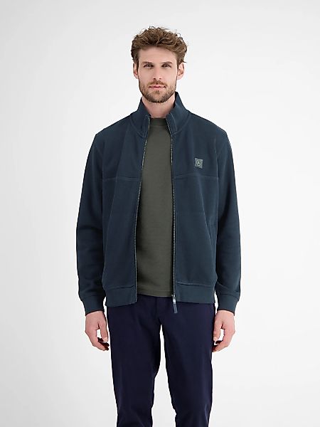 LERROS Sweatjacke "LERROS Sweatjacke, sportiv gerippt" günstig online kaufen