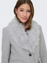ONLY Langmantel ONLANNIE LIFE FUR COLLAR günstig online kaufen