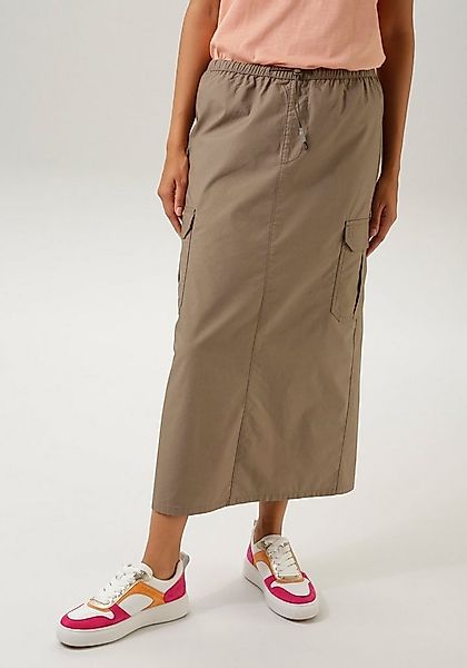 Aniston CASUAL Cargorock mit Tunnelzug regulierbarer Gummizugbund günstig online kaufen