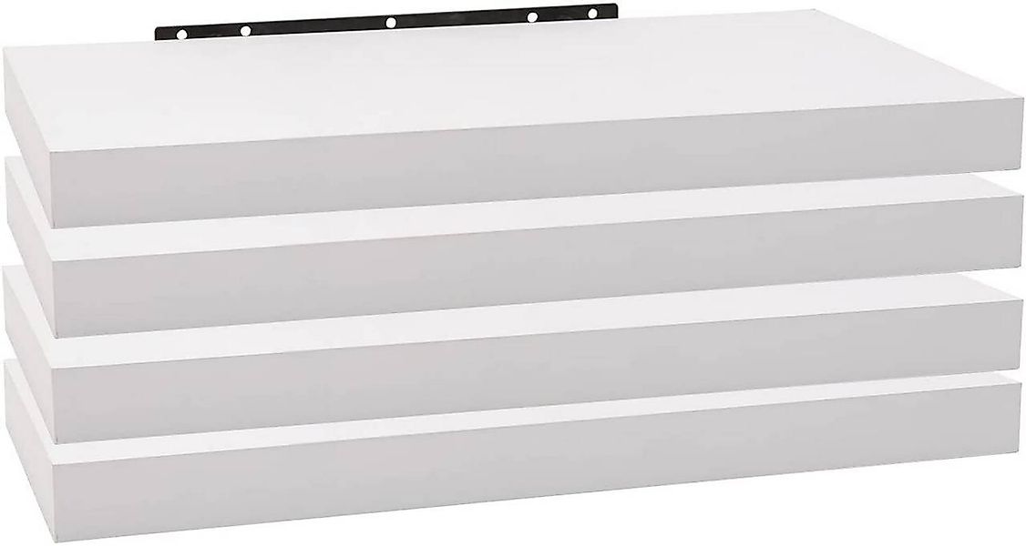 Woltu Wandregal, 4-tlg., Schweberegal für Deko Wandablagen aus MDF Holz günstig online kaufen