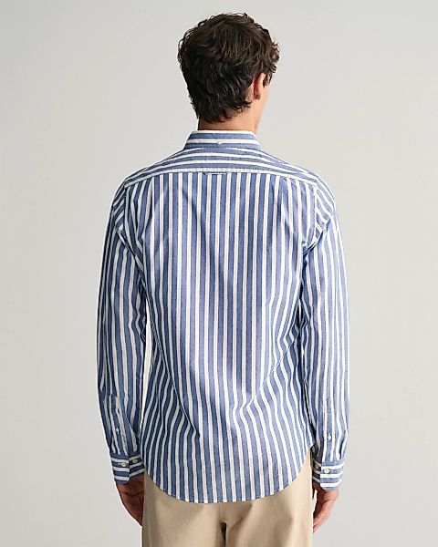 Gant Langarmhemd REG WIDE POPLIN STRIPE SHIRT mit breiten Streifen günstig online kaufen