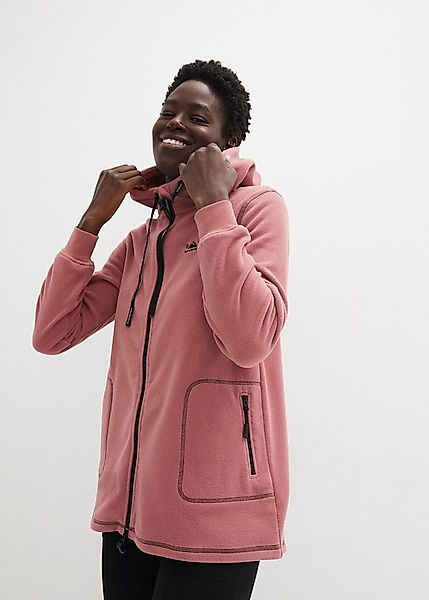 bonprix Fleecejacke A-Linien-Schnitt, Langarm-Design, aus 100% Polyester, R günstig online kaufen