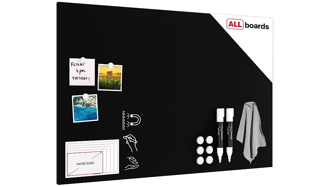 ALLboards Magnettafel ALLboards Metallische Magnettafel KREIDETAFEL günstig online kaufen