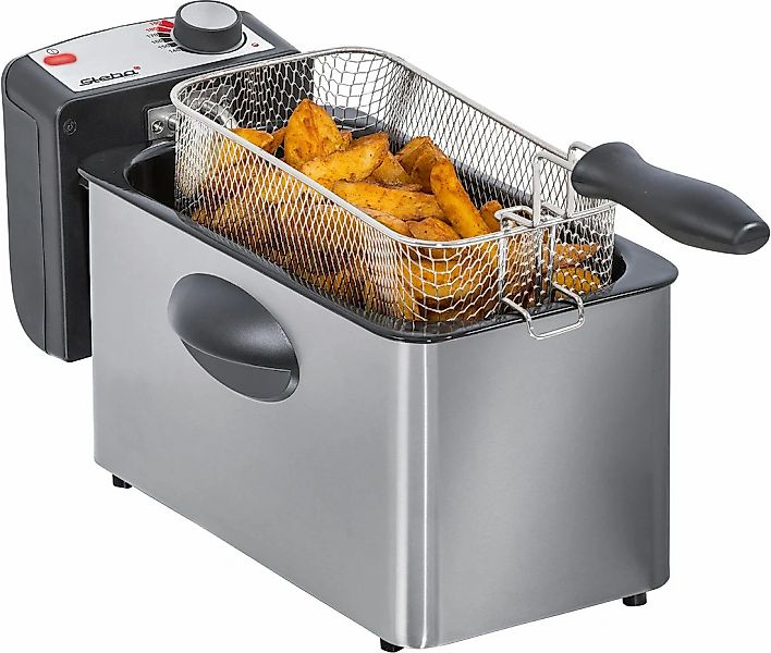 Steba Kaltzonenfritteuse "DF 180" 2000 W Fassungsvermögen 1 kg günstig online kaufen