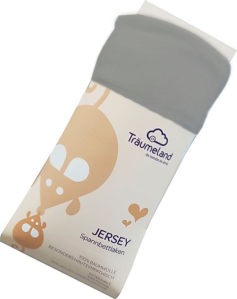 Träumeland Bettlaken kuschelweiches Spannbetttuch Jersey, Jersey, günstig online kaufen