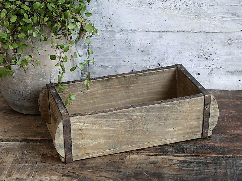 Chic Antique Pflanzschale Backsteinform unika H10/L30/B15 cm natur (1 St) günstig online kaufen