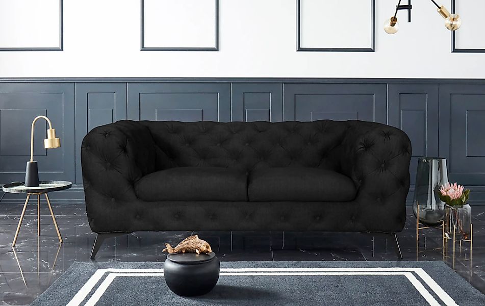 Leonique Chesterfield-Sofa "Glynis" aufwändige Knopfheftung, moderne Cheste günstig online kaufen