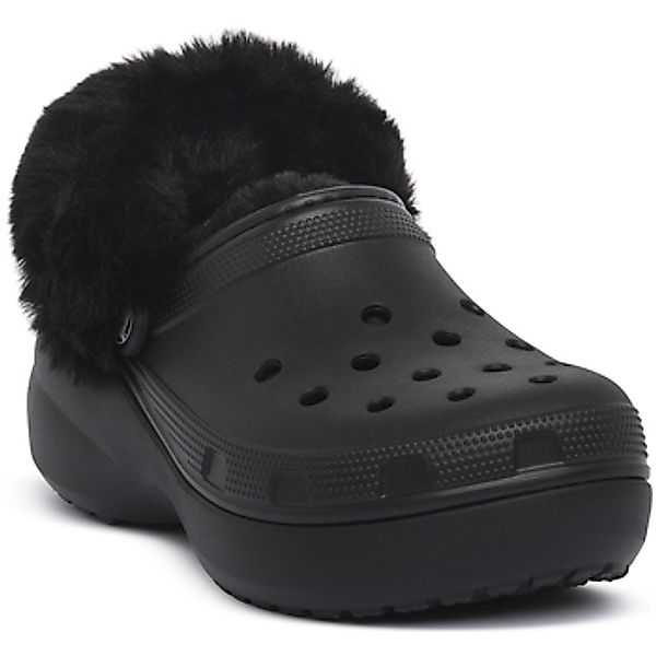 Crocs  Clogs BLK CLASSIC PLATFORM FUZZ LINED CG günstig online kaufen