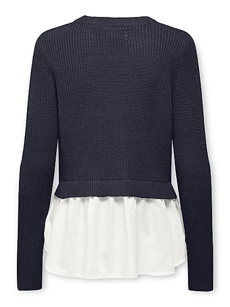 ONLY Rundhalspullover ONLVIVIANA LS MIX O-NECK günstig online kaufen
