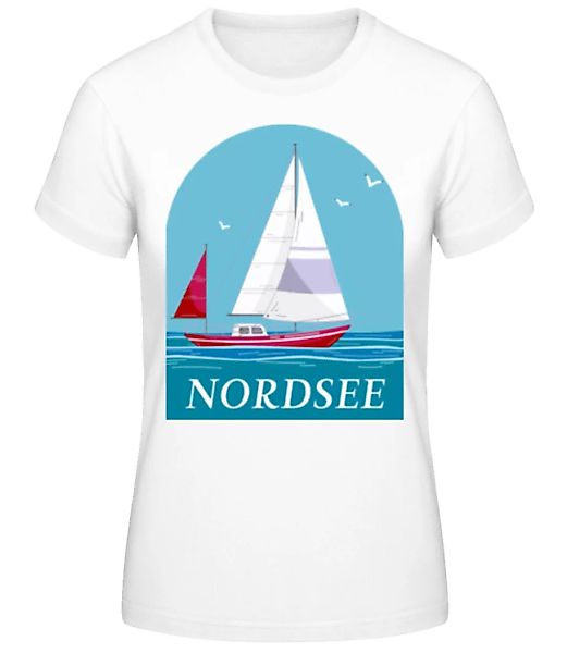 Nordsee Schiff · Frauen Basic T-Shirt günstig online kaufen