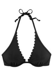LASCANA Bügel-Bikini-Top Scallop, mit gelaserter Wellenkannte günstig online kaufen