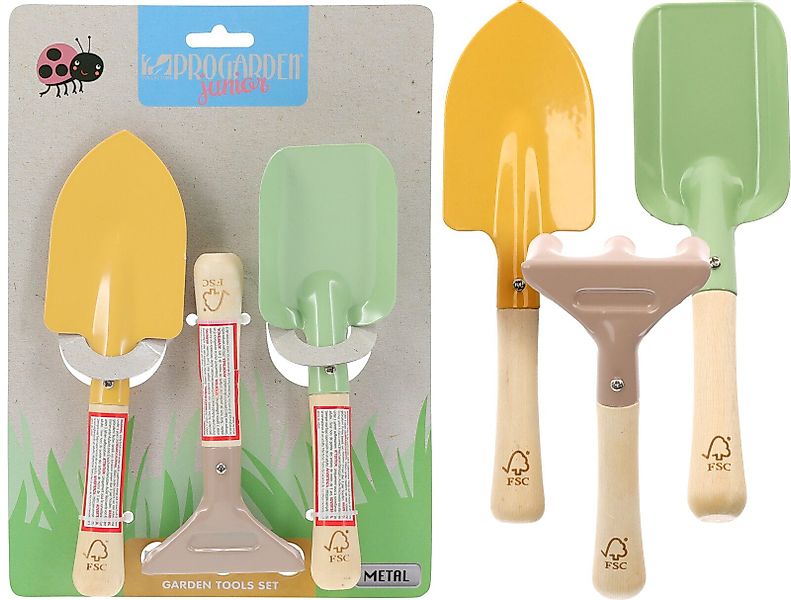 Koopman Kinder-Gartenset Kinder Gartenwerkzeug Harke Schaufel günstig online kaufen