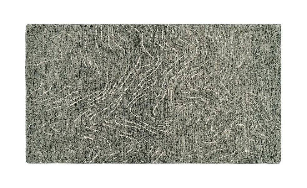 como Handtuft-Teppich  Purnia ¦ grau ¦ Wolle,Baumwolle,Synthetische Fasern günstig online kaufen