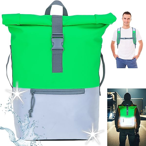ELEPHANT Freizeitrucksack Time Bag Reflecitve Signal Neon Arbeitsrucksack, günstig online kaufen