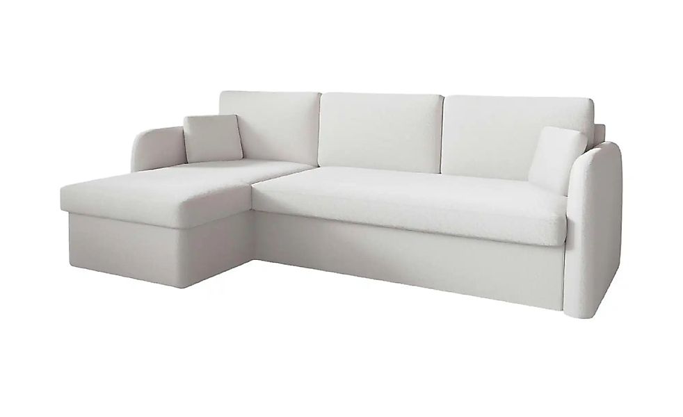 Ecksofa mit Schlaffunktion Nuuk ¦ beige ¦ Maße (cm): B: 222 H: 85 Polstermö günstig online kaufen