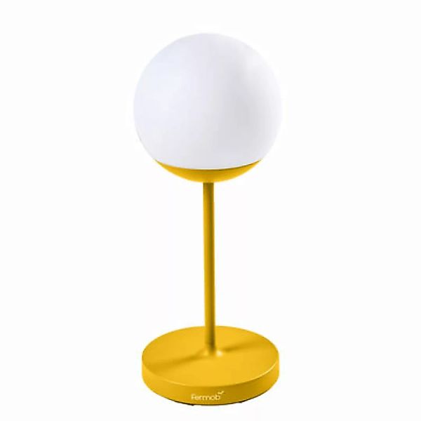 Kabellose, wiederaufladbare Außenlampe Mooon! metall plastikmaterial gelb / günstig online kaufen