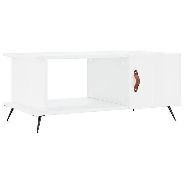 vidaXL Couchtisch Hochglanz-Weiß 90x50x40 cm Holzwerkstoff 829462 günstig online kaufen