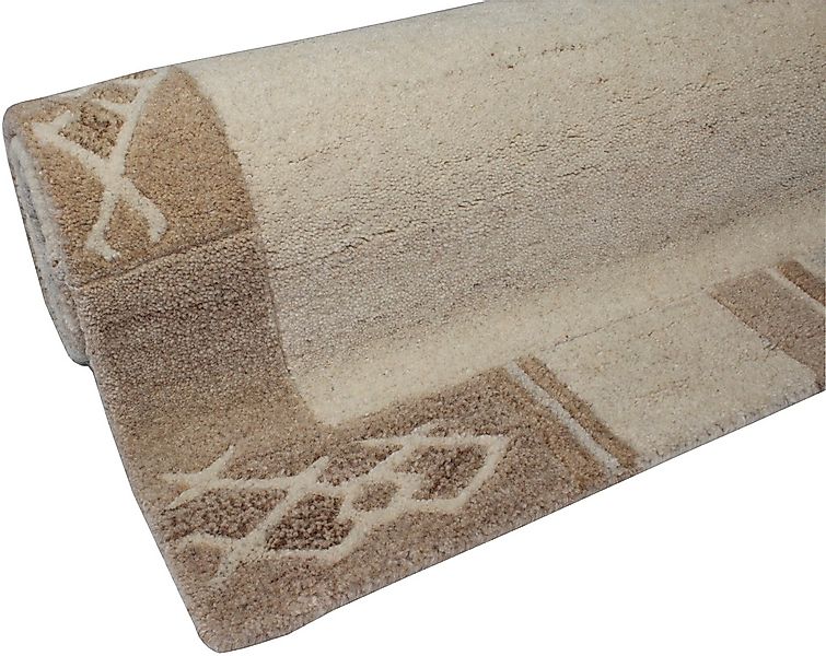 Dekowe Wollteppich "Valeria" rechteckig 11 Höhe reine Wolle, Kurzflor, mit günstig online kaufen