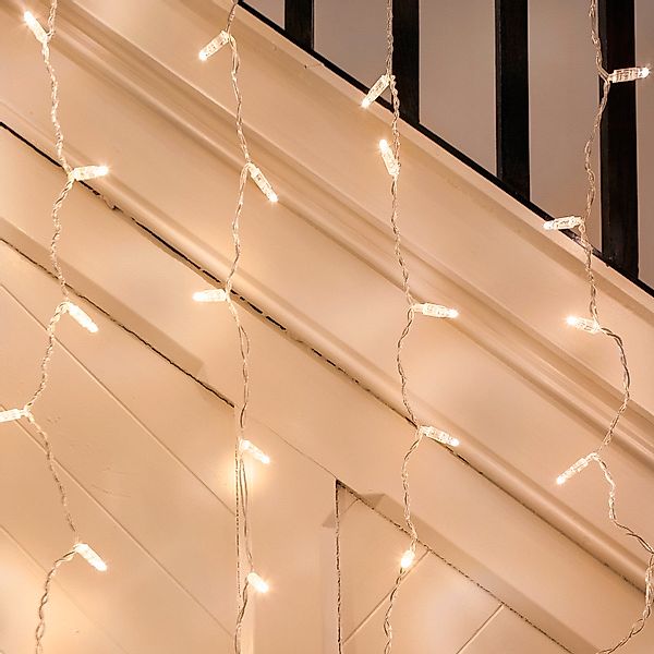 Core Connect 2m x 2m 192er LED Lichtervorhang warmweiß koppelbar transparen günstig online kaufen