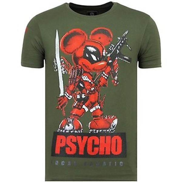 Local Fanatic  T-Shirt Rhinestones Psycho Mouse Mit Strass günstig online kaufen