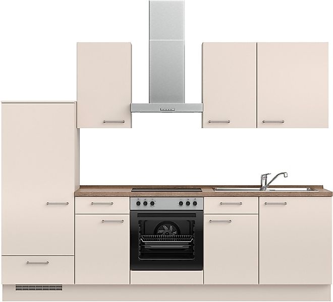 nobilia® Küchenzeile »"Laser I", Ausrichtung wählbar, Breite 270 cm« vormon günstig online kaufen