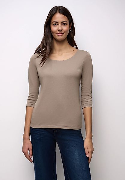 STREET ONE 3/4-Arm-Shirt mit Rundhalsausschnitt günstig online kaufen