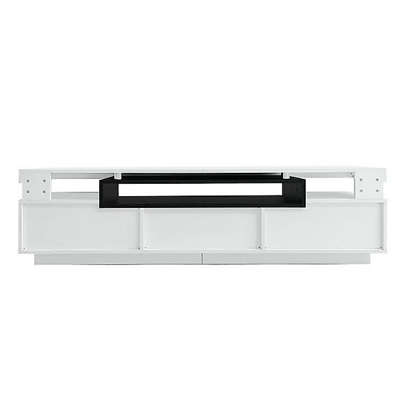 Thanaddo TV-Schrank Eleganter Hochglanz-TV-Schrank mit LED-Beleuchtung günstig online kaufen