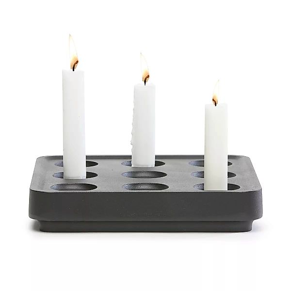 Stumpastaken Kerzenhalter schwarz klein günstig online kaufen