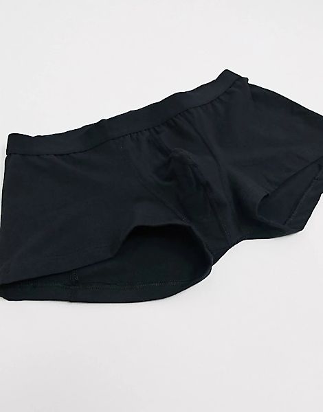 ASOS DESIGN – Kurze, schwarze Unterhose günstig online kaufen