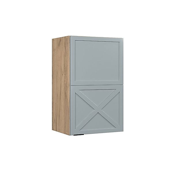 Vicco Hängeschrank Fame-Line, Hellblau-grau/Goldkraft Eiche, 45 günstig online kaufen