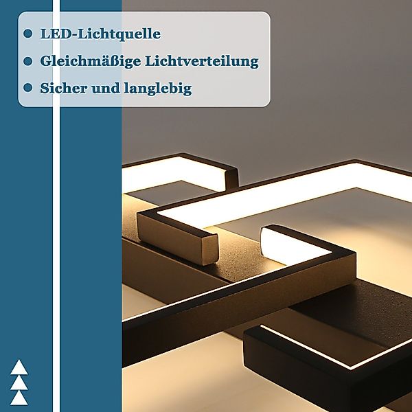 ZMH LED Deckenleuchte LED Deckenleuchte Modern günstig online kaufen